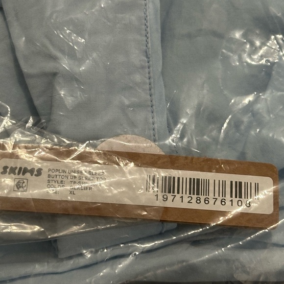 SKIMS poplin cotton pj top - Picture 3 of 7